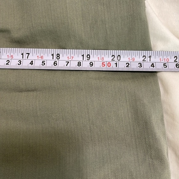 Eddie Bauer |Olive Green |Button Down |ALine |Knee-Length |Casual|Skirt |Size 10 - Picture 14 of 16